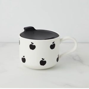 LMT: Kate Spade New York Apple Toss Travel Mug, 1.08, White